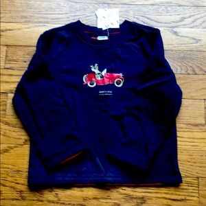 New! Boys Holiday Reindeer Shirt Reversible